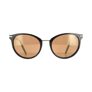 Serengeti Zonnebril - High Contrast Polarised Photochromic - Elyna Shiny Black Drivers Gold 8846