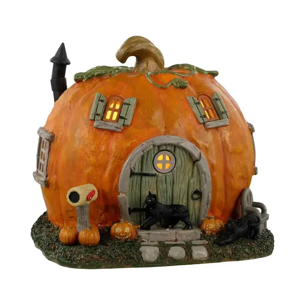 Lemax Pumpkin Cottage Spooky Town 2023 thumbnail