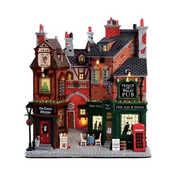 Lemax Porcelain Christmas Village English Lane Battery Operated (4.5V) - 75197, Multicolor thumbnail