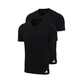 Adidas Herren Unterwäsche V Neck Shirt (2PK) - Active Flex Cotton