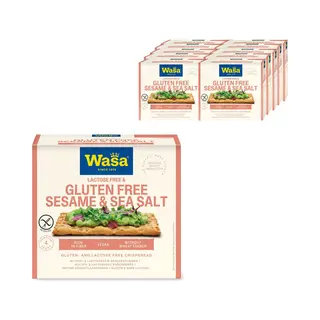 Wasa Glutenvrij Knäckebröd Sesame & Seasalt 10x240g