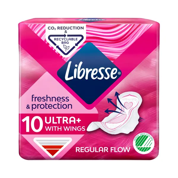 Libresse Ultra Thin Normal With Wings 10 Pcs thumbnail