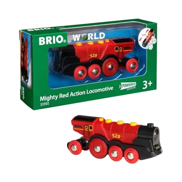 Brio Rode locomotief op batterijen thumbnail