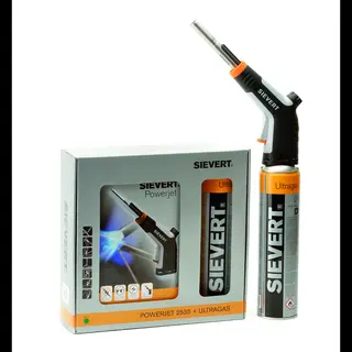 Sievert, Soldeerapparaat, PowerJet Ultra Set-brander 2100 °C Incl. Gasfles