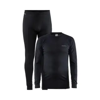 Craft Baselayer Set Thermoset Heren - Black/Granite - Maat M