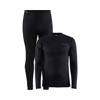 Craft, Mannen, Functioneel Overhemd, Core Warm Baselayer Set Heren (M), Zwart, M