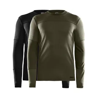 Craft Core 2-pack Baselayer Thermoshirts Heren - Zwart - Maat L