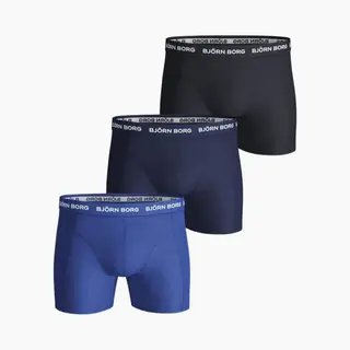 Björn Borg Bjorn Borg Solid Essential Heren Boxershort-3P-Blauw-Maat M