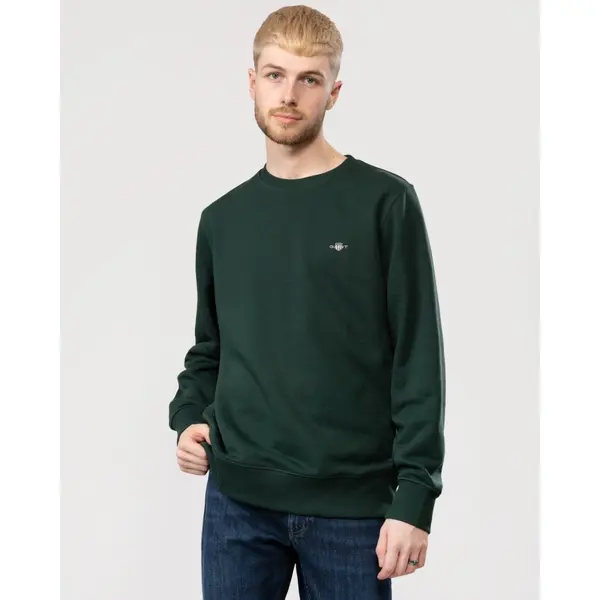 Gant Shield Crew Sweater Heren - Maat L thumbnail