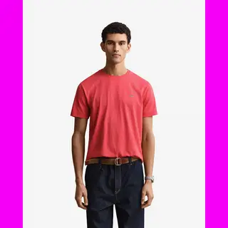Gant Shield T-Shirt Ronde Hals , Effen