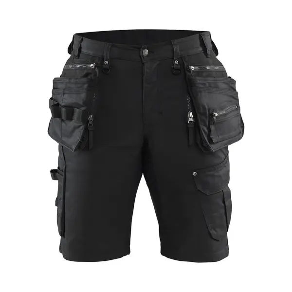 Blåkläder Blaklader Short Denim Stretch X1900 1992-1141 - Zwart/Zwart - C58 thumbnail