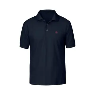 Fjallraven Crowley Pique Polo Heren Blueblack S