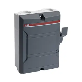 Busch-Jaeger Abb Werkschakelaar 2p 25A Donker Grijs - BW225DP