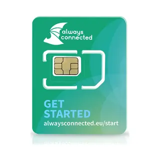 Always Connected Prepaid Simkaart - Onbeperkt Geldig