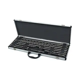 Lemato 11 Delige Sds-Plus Borenset In Aluminium Koffer