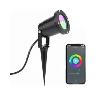 Ledvion - Smart WiFi Led Prikspot - IP65 Buitenverlichting - GU10 Fitting - Dimbaar - Rgb + Cct - 230V Tuinlamp