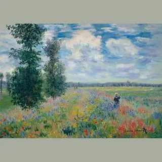 Pgm Kunstdruk Claude Monet - Les Coquelicots 29.7x21cm