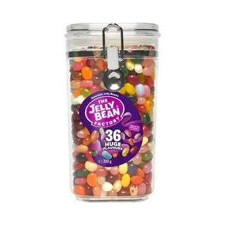 The Jelly Bean Factory - 36 Mix Candy Jar - Snoeppot - Gevuld Met Snoep - Cadeau - 700 G