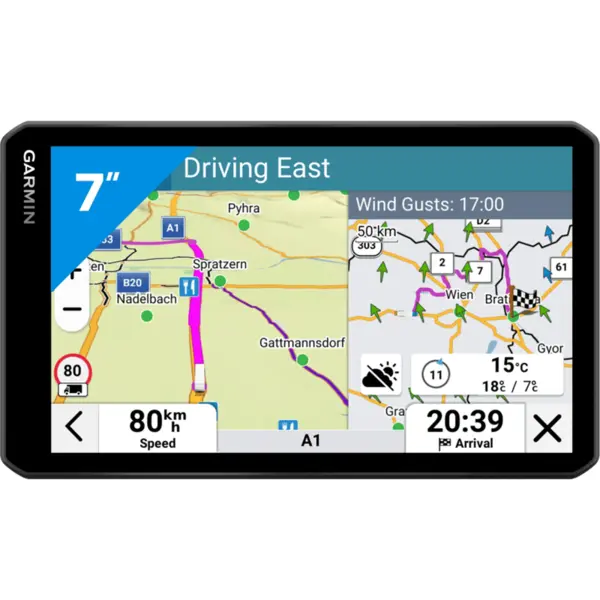 Garmin dēzl LGV720 navigator Vast 17,6 cm (6.95") Tft Touchscreen 242 g Zwart thumbnail