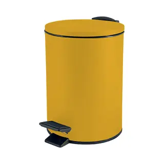 Spirella Kosmetikeimer 3 Liter Edelstahl Mit Absenkautomatik Und Inneneimer Adelar Badezimmer Mülleimer Softclose Abfalleimer Sun Gelb, Legierter