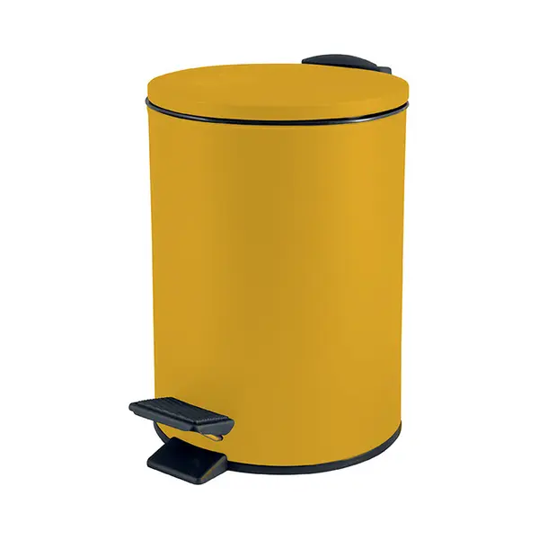 Spirella Kosmetikeimer 3 Liter Edelstahl Mit Absenkautomatik Und Inneneimer Adelar Badezimmer Mülleimer Softclose Abfalleimer Sun Gelb, Legierter thumbnail