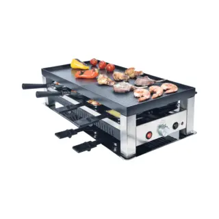Solis Table Grill 5 in 1 raclette Zwart, Zilver