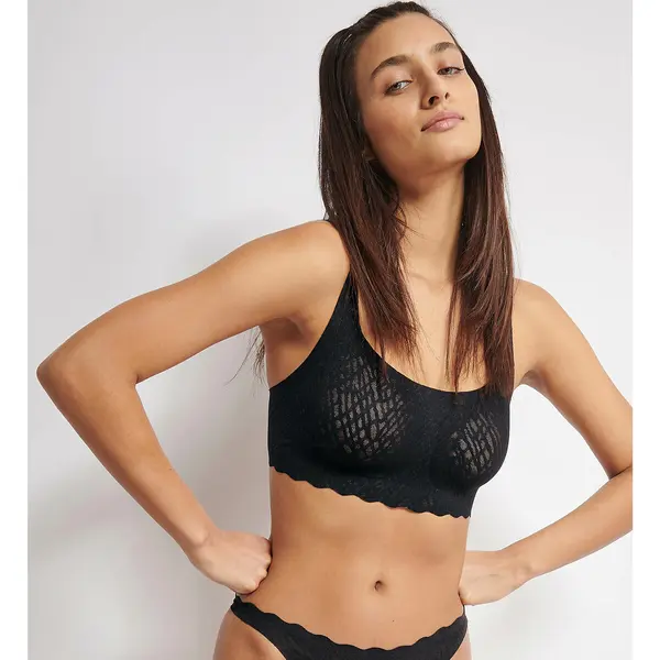 Sloggi Zero Feel Bliss Top, Damesondergoed, Zwart. thumbnail