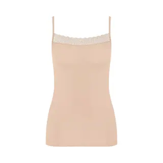 Triumph Damen Feel Of Modal Spaghetti Top Shirt, Skin, S