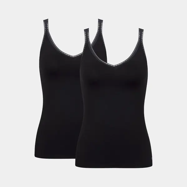Sloggi Dames Go 2-Pack Shirt 10207356/0004-Xs thumbnail