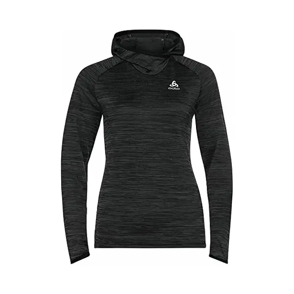 Odlo Hoody Midlayer Run Easy Warm Zwart - Maat S thumbnail