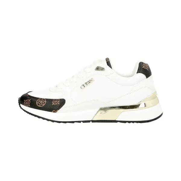 Guess Damen Moxea Sneaker, White Brown Ochra, 38 Eu thumbnail
