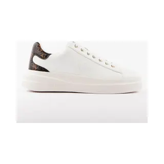 Guess Sneakers Laag 'Elbina' Karamel / Donkerbruin / Wit