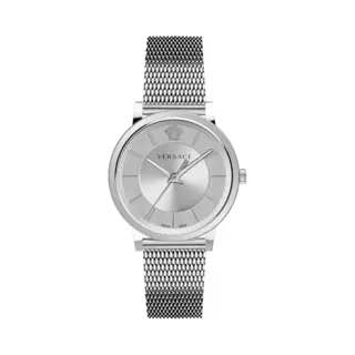 Versace Armbanduhr Analog Quarz Unisex Erwachsene Mit Edelstahlarmband VE5A00420