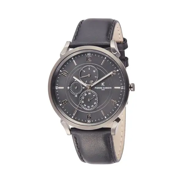 Pierre Cardin Pigalle Boulevard Schwarz Herren Armbanduhr Cpi.2024 thumbnail