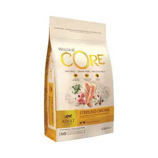 Wellness Core 10832 Katzen-Trockenfutter 4 kg Adult Huhn, Türkei