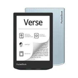PocketBook Verse e-book reader 8 Gb Wifi Zwart, Blauw