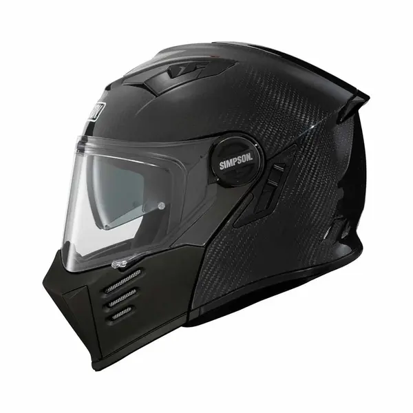Simpson Darksome Carbon ECE22.06 Systeemhelm - Maat S - Helm thumbnail