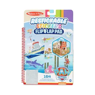 Paw Patrol Toys Melissa & Doug Paw Patrol Restickable Sticker Flip Flap Pad Sticker Book (Styles Vary)