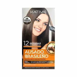 Kativa - Alisado Brasileno Brazilian Straightening Kit Natural (oranje)