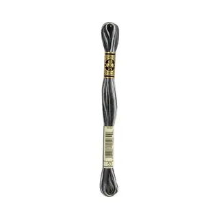 Dmc 6-Strand Embroidery Cotton 8.7yd-Variegated Steel Grey