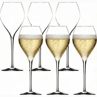 Lehmann® Lehmann - Grand Champagneglazen Jamesse - 30cl - Luxe Set Van 6 Stuks - Hoogwaardig Kristalglas - Vaatwasserbestendig