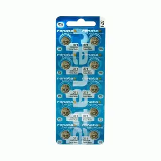 Renata 371 / SR920SW Zilveroxide Knoopcel Horloge Batterij 10 Stuks