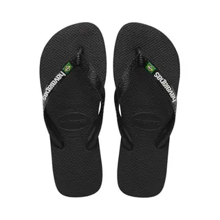 Havaianas Brasil Logo Vrouw Zwart
