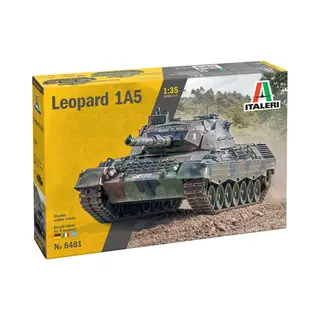 Italeri 510006481-1, 35 Leopard 1 A5, Nicht Bemalt
