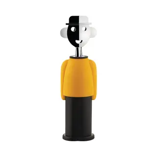 Alessi Alessandro Kurkentrekker Geel/zwart