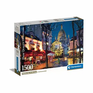 Clementoni High Quality Collection Paris Montmartre Legpuzzel 1500 stuk(s) Liggend