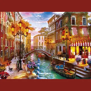 Clementoni Sunset over Venice Legpuzzel 500 stuk(s) Liggend