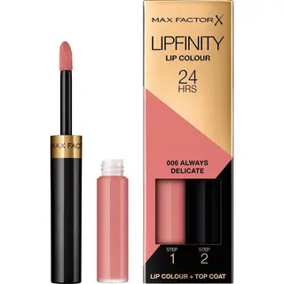 Max Factor Lipfinity Lip Colour 006 Always Delicate Mat
