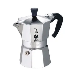 Bialetti Moka Express 0,2 l Aluminium, Zwart