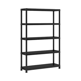 Abm Modulares Kunststoffregal Mit 5 Fachböden Cm 120 X 40 X 187 H